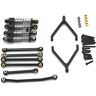 Mcclellanty Metalen Schokdemper Stuurstang Chassis Tie Links Set voor FMS FCX24 1/24 RC Crawler Auto Upgrades Onderdelen Accessoires, 2