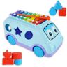 A-Star Little Star School Bus Xylophone with Shapes