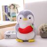 GagaLu Leuke Pinguïn Pluche Dier Holding Food Pinguïn Familie Pluche Kids Gift 25cm 2