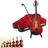 WUIJHIKC Tiny Violin with Sound, Tiny Violin with Sound Sob Story, Worlds Smallest Violin Toy with Sound, Tiny Violin, Tiny Violin Keychain with Sound, Mini Musical Instrument (9.8in(Make no sound))