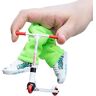 Richolyn Metalen vingerscooter set, -vingerskateboard, vinger, step, vinger, schoenen, broek en scooter, vingers, voor kinderen, gunsten, feest, beweging