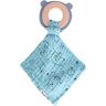 Sterntaler Baby Unisex knuffeldoek knuffeldoek knuffeldoek met bijtring ijsbeer Elia knuffeldoek baby knuffeldoek knuffeldoek donkerturquoise