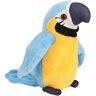 Zerodis Talking Parrot Plush Toy, Mimicry Pet Talking Parrot Plush Toy Lovely Talking Parrot Toy Doll for Kids(Blue)