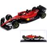 JODIYAAH Bburago 1/43 2022 F1-75 Scuderia Ferrari #16 Charles Leclerc F1-75 #55 Carlos Sainz Legering Luxe Voertuig Diecast Cars Model Toy Collection Gift (F1-75 #16 Hardcover)