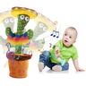 BEAUXI Dansende en Herhaalbare cactus, Dansende Cactus, Zingende en Dansende Cactus, Grappig Dansspeelgoed voor Kinderen, Elektronische Dance Cactus, Lichtgevende Cactus, Hoogte 35 cm (Pharaon)