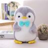 GagaLu Leuke Pinguïn Pluche Dier Holding Food Pinguïn Familie Pluche Kids Gift 25cm 5