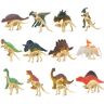 ptumcial Mini -dinosaurusfiguren 24 stks/set dinosaurus skeletten voor kinderen kleurrijke realistische dinosaurusfiguren dinosaurus botten dinosaurus fossielen speelgoed mini dinosaurus figuren