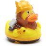 Duckshop Badeend Thor I piepende eend I L: 9 cm I incl. badeend sleutelhanger in set