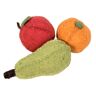 PAPOOSE TOYS Fruits en Laine feutrée-friet, poire, oranje speelgoedvoer, meerkleurig (PP042)