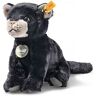 Steiff 067938 Teddies for Tomorrow Taky Baby Panther 19cm, zwart zittend