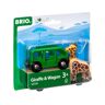 Brio Wagon met giraffe 33724
