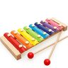 BN LX muziekhout xylofon, muziekinstrument voor kinderen, babymuziekinstrumenten set, houten percussie-muziekinstrument, met 2 slagen