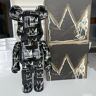 RIEFE Bearbrick Gewelddadige Beer Blokken Kroon Beer Model 400% Handgemaakt Collectible Toy Gift Mode-sieraden Sculptuur 28cm