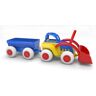 VIKINGTOYS Viking Midi schoolbus + 1 driver + 2 figuren schoolbus 3 figuren 21 cm, meerkleurig (XAR-21236)