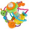 Bieco Motorische bal voor baby's vanaf 6 maanden, grijpbal en bijtring met rammelaar, motoriek, grijpbal voor baby's, rammelaar