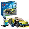 Lego City Elektrische sportwagen, Auto Speelgoed voor Jongens en Meisjes vanaf 5 Jaar, Raceauto Set met een Poppetje van een Coureur, Cadeau voor Kinderen 60383