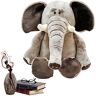 JMEDIC Jungle Knuffels   Grote opgezette safaridieren Leeuw pluche knuffeldier, opgezette safaridieren voor kinderdouche, levendig, schattig, zacht kinderfestivalspeelgoed