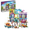 Lego 41704 Friends Hoofdstraatgebouw, Heartlake City Café & Kapsalon, Poppenhuis met Speelgoedwinkels met 7 Mini Poppetjes