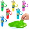 CRAZE Magic Slime Keychain   slijmset 6 x sleutelhanger met slijm voor kinderen, 6 x 25 ml, 6 kleuren, zonder resten