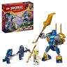 Lego NINJAGO Jay's mecha strijdpakket, Actie Speelgoed voor Jongens en Meisjes met Actiefiguur en Minifiguur, Creatief Ninja Cadeau voor Kinderen vanaf 6 jaar 71805