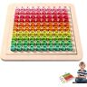 Fecfucy 10 Pcs Nummertelbord   1-100 Houten Math Honderd Bord,1-100 opeenvolgende nummers spel, educatief en leren speelgoed cadeau voor 3-12 jaar oude kinderen, jongen, meisje