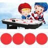 Alomejor Air Hockey Pucks 4 stuks dikkere Air Ice Hockey Pucks vervanging Air Hockey-tafel, rode pucks als reserveaccessoires voor speeltafels (63 mm)