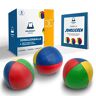 HELDENGUT [3X] geliefde jongleerballen voor kinderen, volwassenen, beginners en professionals perfect uitgebalanceerde jongleerbal voor optimaal jongleren jeugleerballen incl. jongleerboek