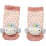 Fehn 054354 Rasselsocken Meerjungfrau – Flauschige Babysocken mit Meerjungfrauen-Köpfchen und Rassel – Fördern Motorik und Sinne – Für Babys zwischen 0 und 12 Monaten – Größe: 12 cm