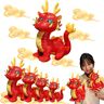 Vopetroy Chinese Dragon Plush Doll,Chinese New Year Dragon Plush Doll,Chinese New Year Dragon Plush Mascot Dragon Doll,Dragon Stuffed Animal Chinese Zodiac Dragon Plush Doll (30cm/11.8in)