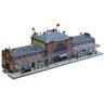 Faller Station Mittelstadt modelbouwset met 335 onderdelen 446 x 160 x 130 mm I modelspoorbaan accessoires H0 gebouw I modelspoorbaan H0 station