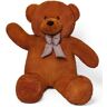 YunNasi Gigantische teddybeer grote teddybeer enorme zachte teddybeer pluche speelgoed 120 cm XXL (120 cm, donkerbruin)