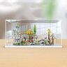 Tirff Acryl showcase vitrine compatibel met Lego 10316 Icons The Lord of the Rings: Brechtal, vitrine Showcase Stofdicht Showcase Display Case voor Lego 10316 (zonder modelkit) (stijl B)