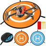 Teklemon Drone Landing Pad, Universele Snel Opvouwbare Drone Landingsmat, 55cm Drone Landingsmat Accessoire voor RC Drones Helicopters, PVB Drones, DJI Mavic Pro Phantom 2/3/4 Pro, Universele Drone Accessoires