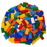 Lego DUPLO 9 stenen met 2x4 noppen (3 geel / 3 rood / 3 groen) 8 stenen