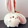 LfrAnk Persimmon pig plush toy rabbit pillow cute plush sheep ears persimmon rabbit animal plush doll children's gifts 25cm 2