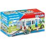 Playmobil City Life 71329 Schoolbus, Grote schoolbus met schuifdeur, opklapbare oprit voor rolstoel en ruimte voor 5 figuren, speelgoed voor kinderen vanaf 4 jaar