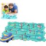 behound Nukids Puzzle Racer Kids Car Track Set,Nukids Puzzle Racer Car Track, Puzzleracer™ Kids Car Track Set,Puzzle Track Car Play Set,Puzzle Racer Track Set, Nu Kids Puzzle Racer Set (25 Pcs,Ocean)