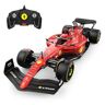 CMJ RC Cars Ferrari F1-75 Afstandsbediening Auto (schaal 1:18) 2022 Afstandsbediening Auto Formule 1 Drivers Charles LeClerc + Carlos Sainz Drive To Surive