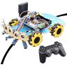 DEMUR Lijn volgen obstakel vermijding Mecanum wielrobot met PS2 RC Robotica educatief STANG Speelgoed fit for Arduino Starter Kit Smart Car Mecanum Wiel