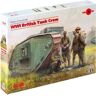 ICM 35708 1:35-WWI Britse Tank Crew 4 Figs