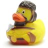 Duckshop Badeend Hercules I piep eendje I L: 9 cm I incl. badeend sleutelhanger in set