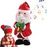 QARIDO Kerstzangknuffel,Knuffels voor kinderen Pluche poppen met muziek creëren een kerstsfeer op school, thuis of in een pretpark