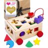 Jaques of London Houten vormensorteerder voor 1-jarigen   Trek houten speelgoed voor 1-2-3-jarigen   Montessori Peuterspeelgoed   Sinds 1795