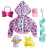 Barbie ​ Extra Dierenvriendjes en Mode Set met 7 onderdelen, waaronder een lammetje, accessoires voor het dierenvriendje, mode voor  pop, cadeau voor kinderen vanaf 3 jaar, HDJ39