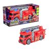 Teamsterz HTI Brandweerwagen  Mean Machines   Brandweerwagen speelgoed met realistische lichten en geluiden   Brandweertruck speelgoed voor brandweernoodgevallen   Uitschuifbare brandweerladder