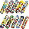 QINIFIFY Finger Skateboard Set, Set van 4 Mini Skateboards, Finger Skate Park Fingerboard Speelgoed, Cadeaus voor Kinderen