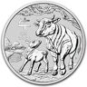 THE PERTH MINT 2021 Serie III Australië 2oz zilveren maan Ox BU (2 oz)