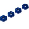 Traxxas Wheel hubs, hex, aluminum (4) (blue-anodized)