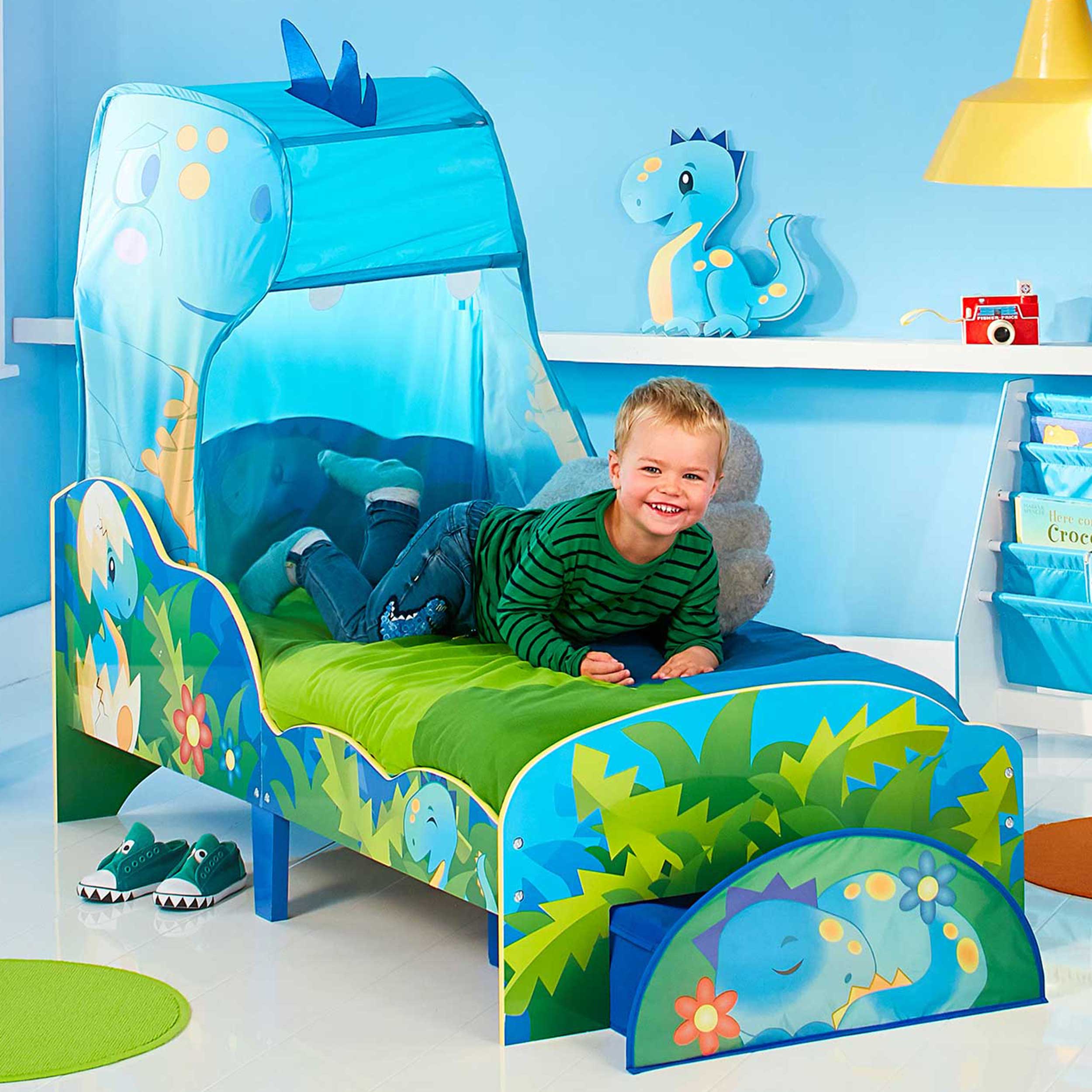 WorldsApart Peuterhemelbed met lade Happy Dino