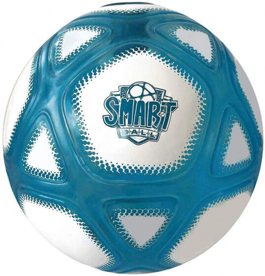 Gear2play voetbal Smart Ball 70 cm wit/blauw 4 delig - Wit,Blauw